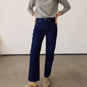 The Hey Gang – High Rise Straight Rinse Jeans Size 28
